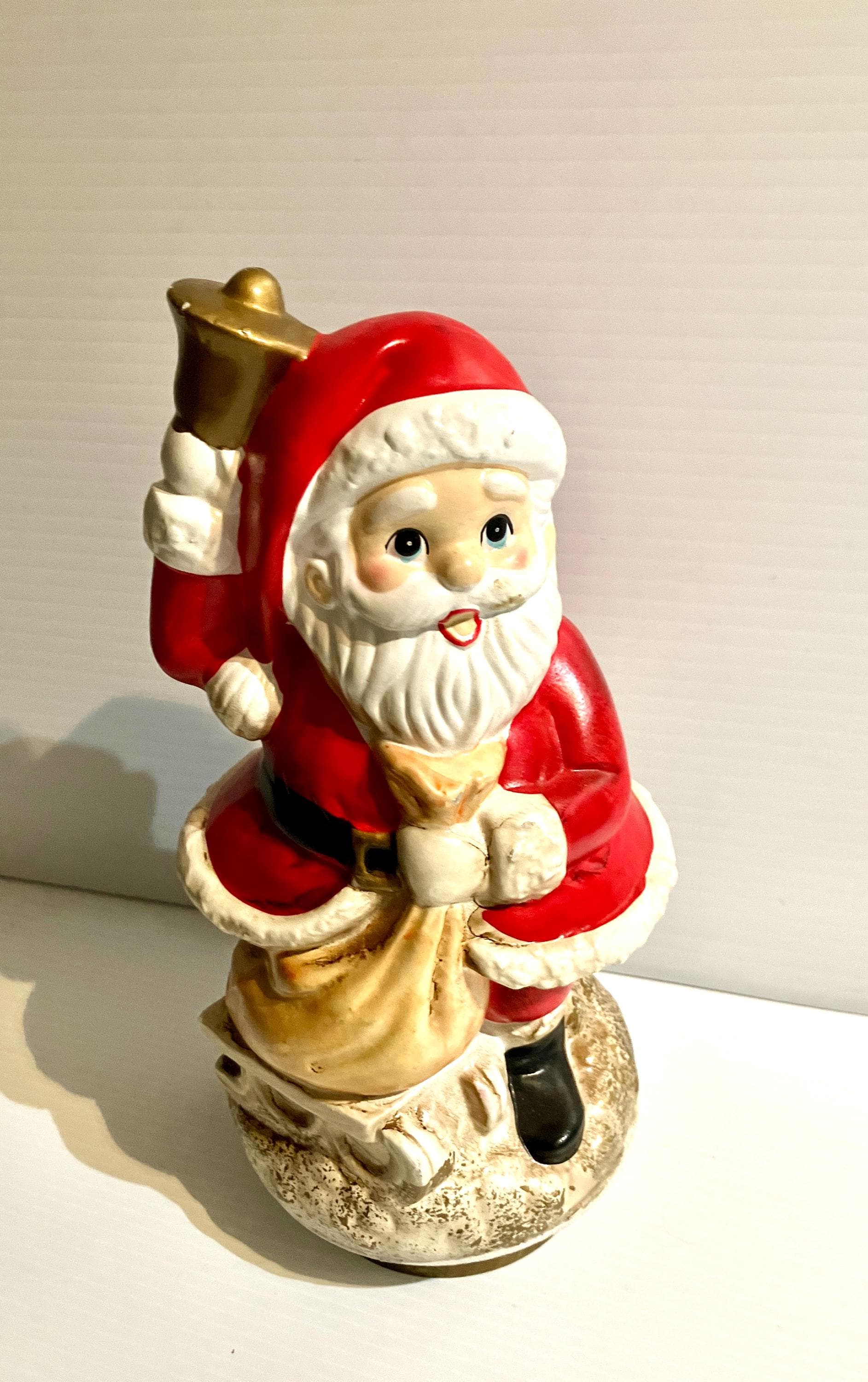 Vintage Santa Music Box Japan - Etsy