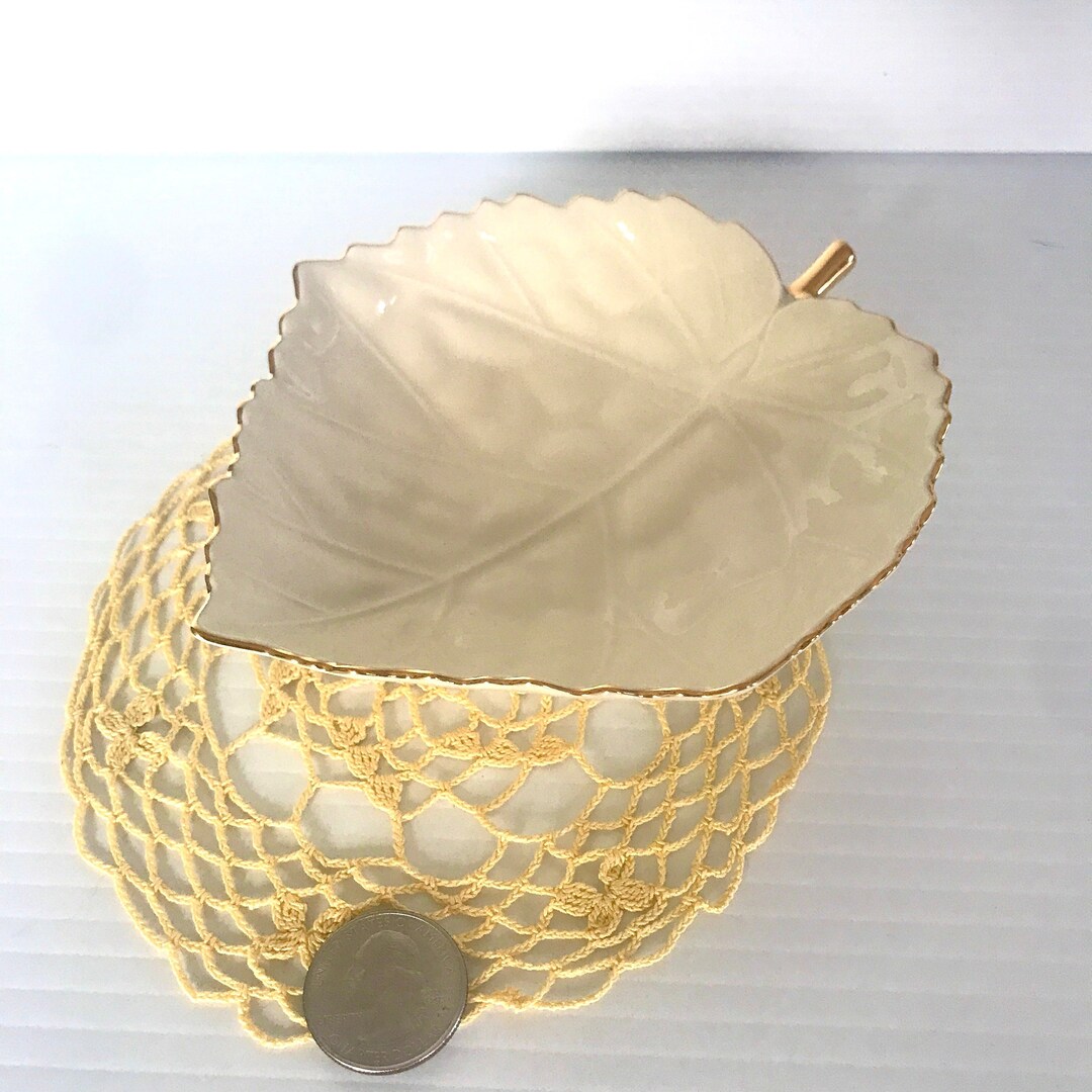 Vintage Lenox Leaf Candy Dish Lenox Trinket Dish Etsy