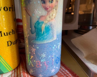 Personalisierter gefrorener Becher, kundenspezifischer gefrorener Becher, Kinderbecher, Kindertassen, personalisierte Kinderbecher, benutzerdefinierte Kindertassen, Weihnachtsgeschenke