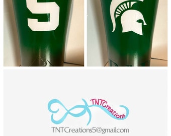 MSU Dad, personalizes MSU gift, Michigan State University, personalized gifts, personalized MSU gift, custom tumblers, Christmas gifts