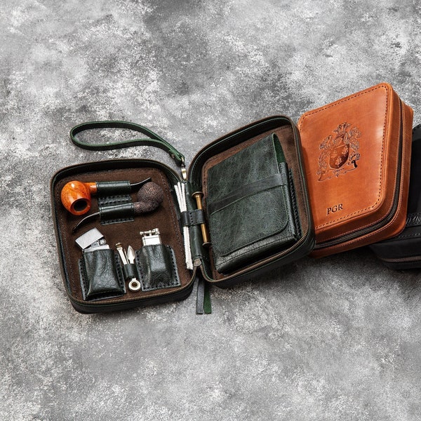 leather pipe case tobacco pipe bag grandad gift pipe pouch pipes for tobacco leather travel smoking tobacco pouch