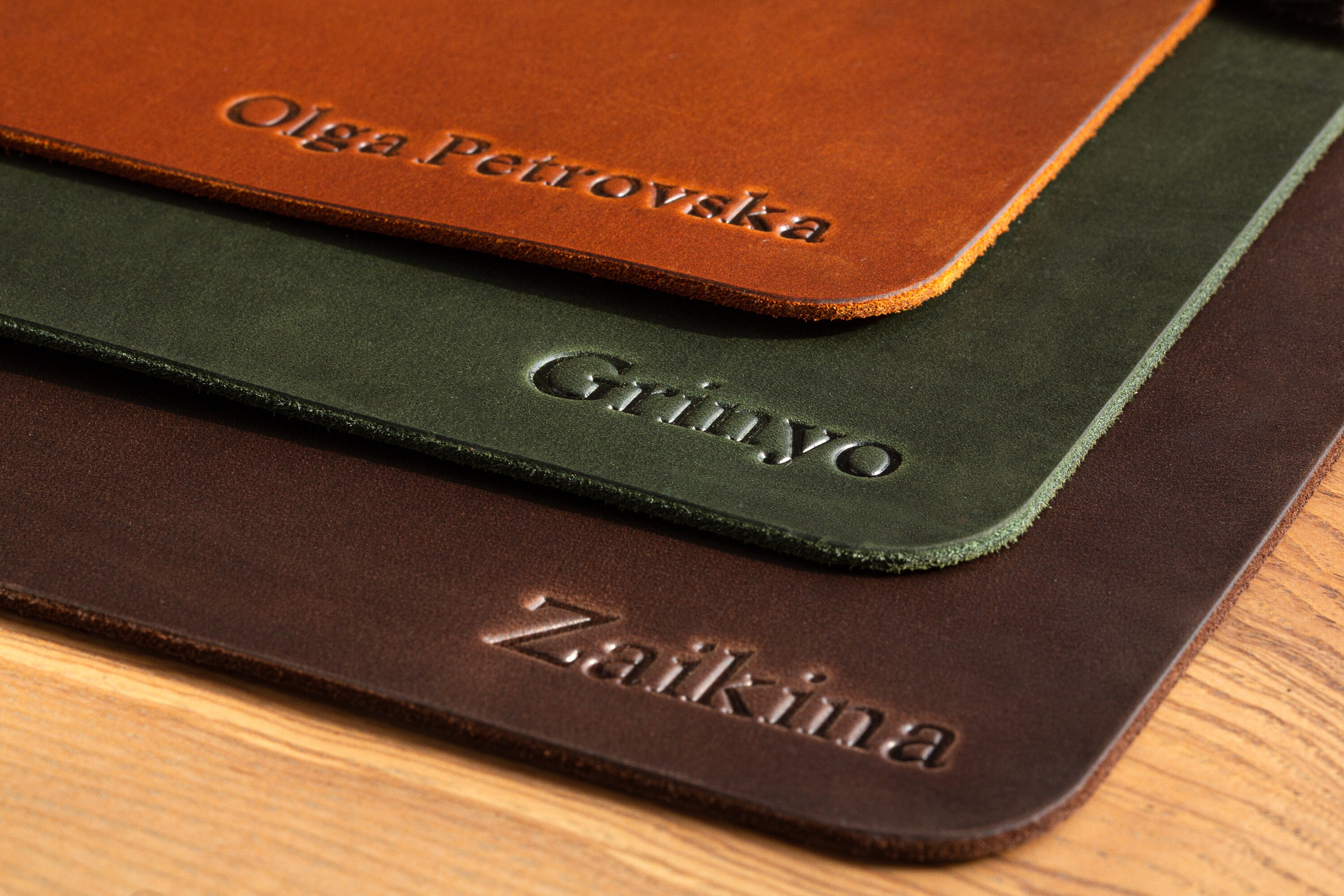 Personalized Leather Desk Mat Laptop Mat for Husband Mouse Pad Leather  Copper Anniversary Gifts 