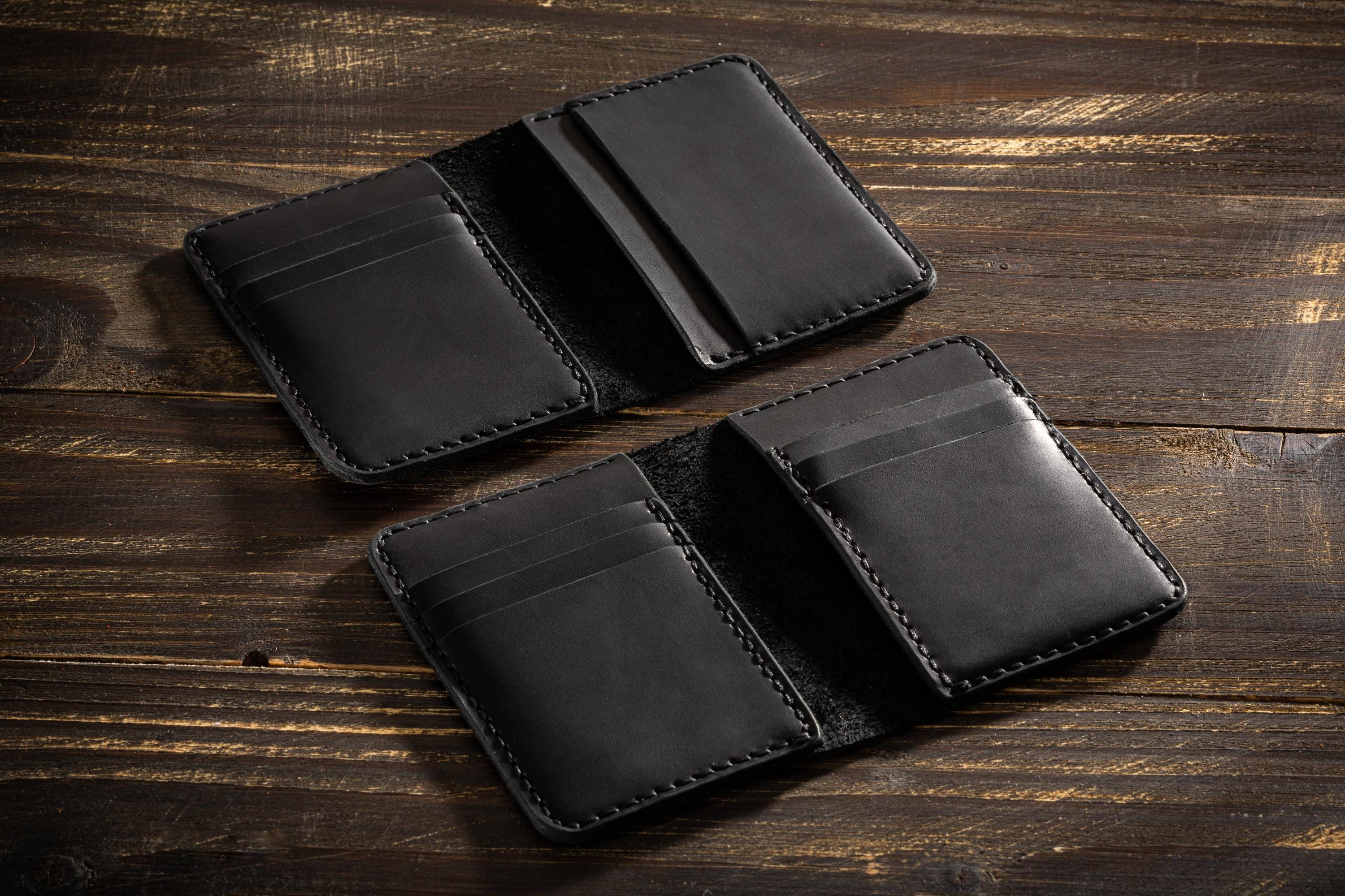 Portefeuille Homme Rétro En Cuir PU Luxe Noir - Porte-Cartes Avec Chaîne - Neuf Avec Étiquettes