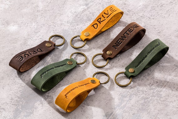 leather keychain logo bulk wholesale, personalized key chain, keychain  accessories bulk, corporate gifts for employees * gifts for clients