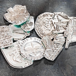 Logo Hot Stamping • Custom Metal Stamp • Leather Coaster Add-Ons / Bundle