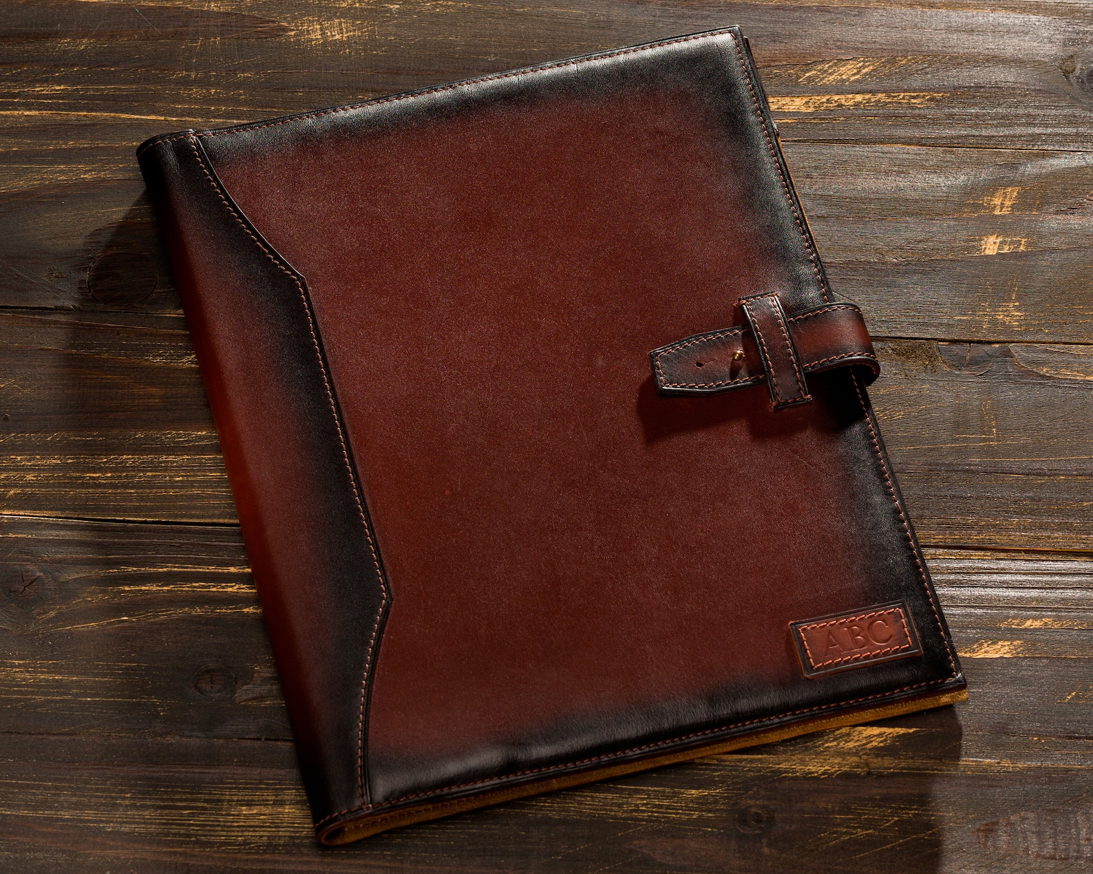 Personalized leather portfolio A4 for men premium padfolio Etsy