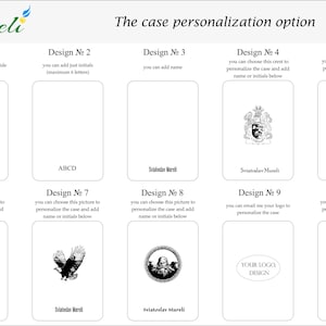 Lederzigarrenetui - personalisierte Reisebox | Vatertags Geschenk | Name x Initialen x Logo | Geschenk für Ihn | Zigarrenspitze Bild 3