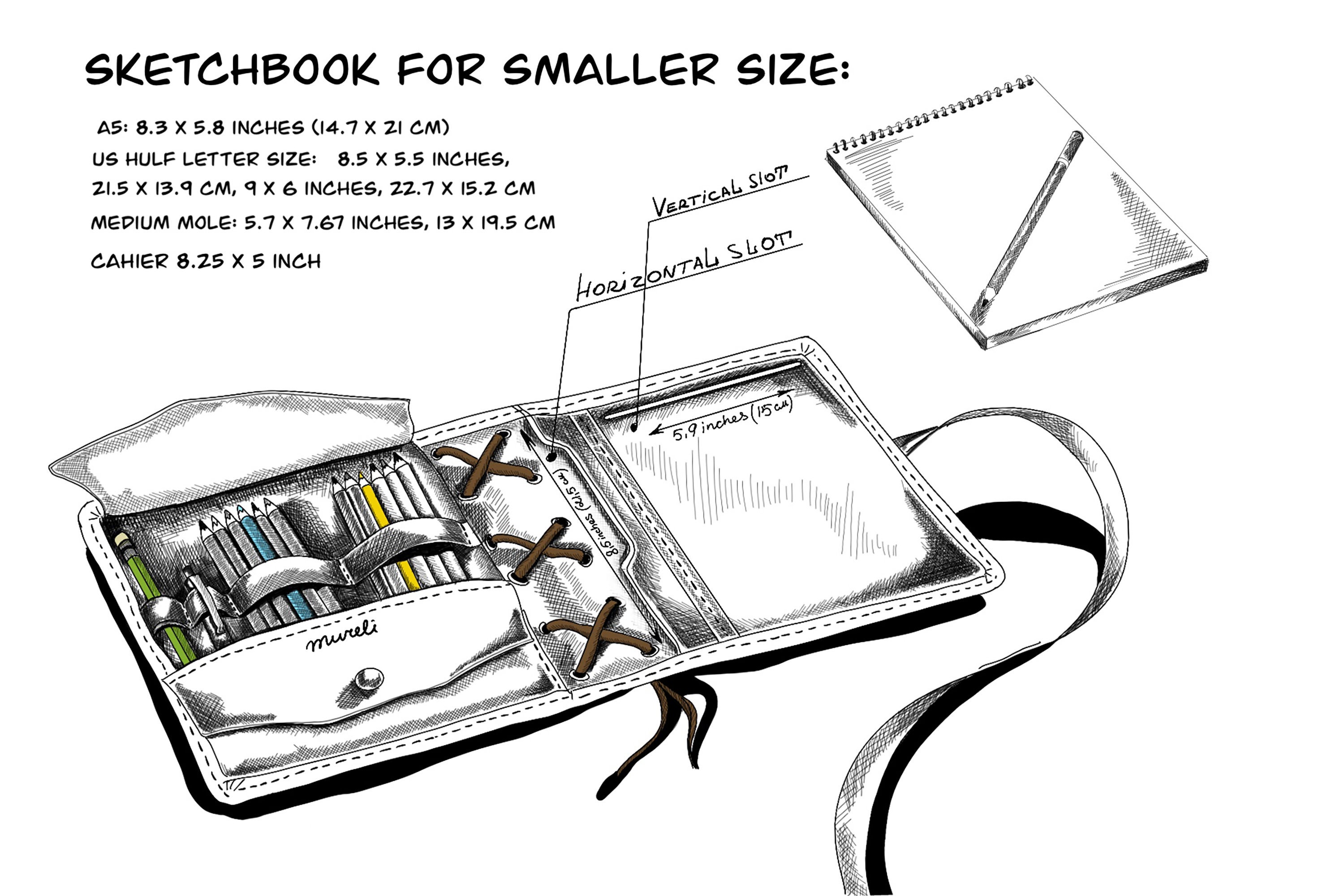 Art Lesson #9: Drawing tools for pocket sketchbooks