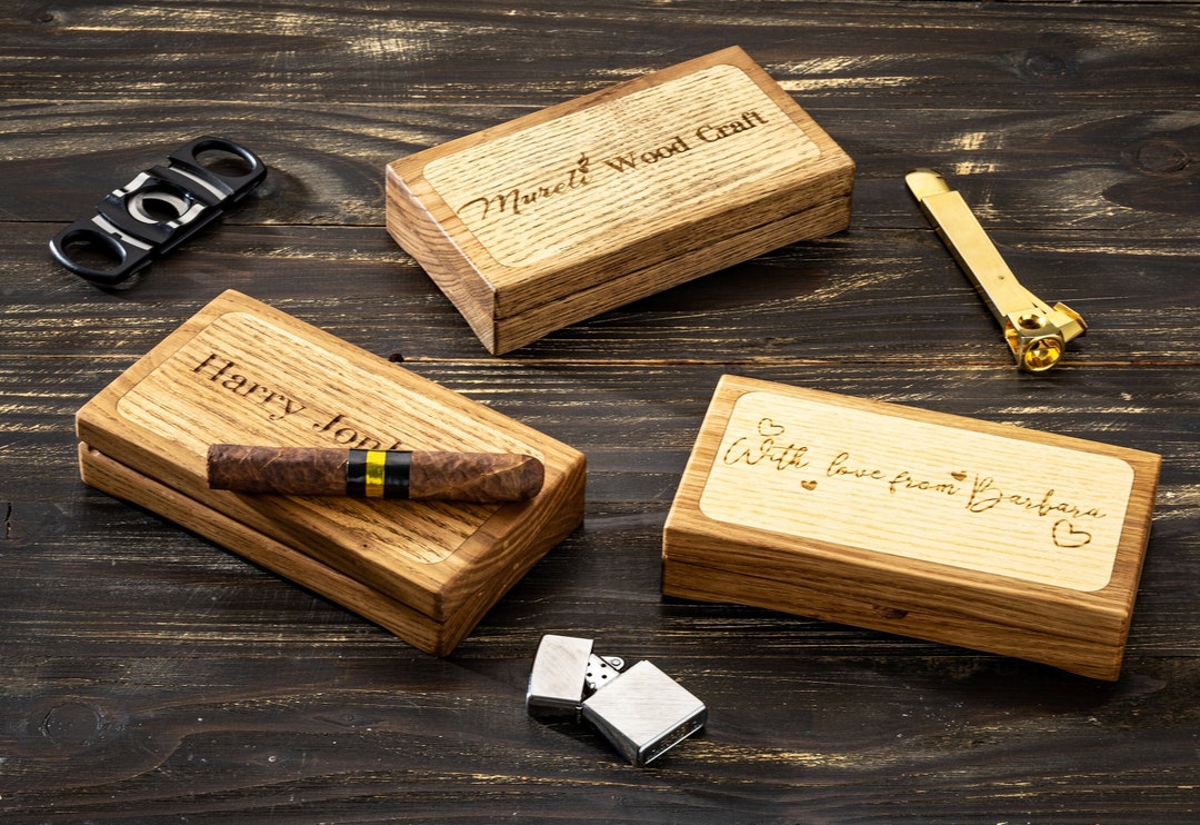 Personalized Cigar Holder Max Cigar Size 7 Inches it Will Work for Most Popular Cigar Types - Etsy