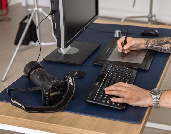 Etsy leather desk pad sale
