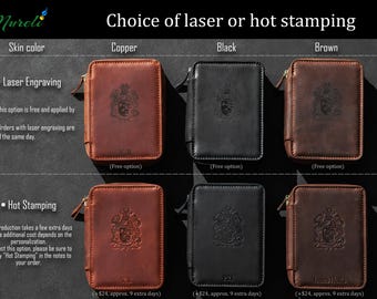 Logo Hot Stamping • Custom Metal Stamp • Leather Coaster Add-Ons / Bundle