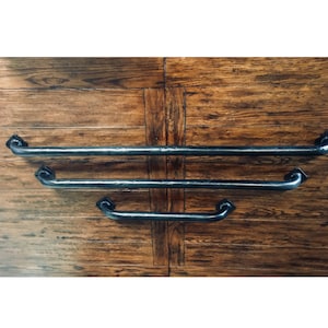 36" Rustic Hammered Handicap Grab Bar