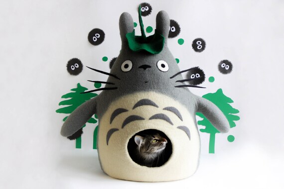 totoro cat bed