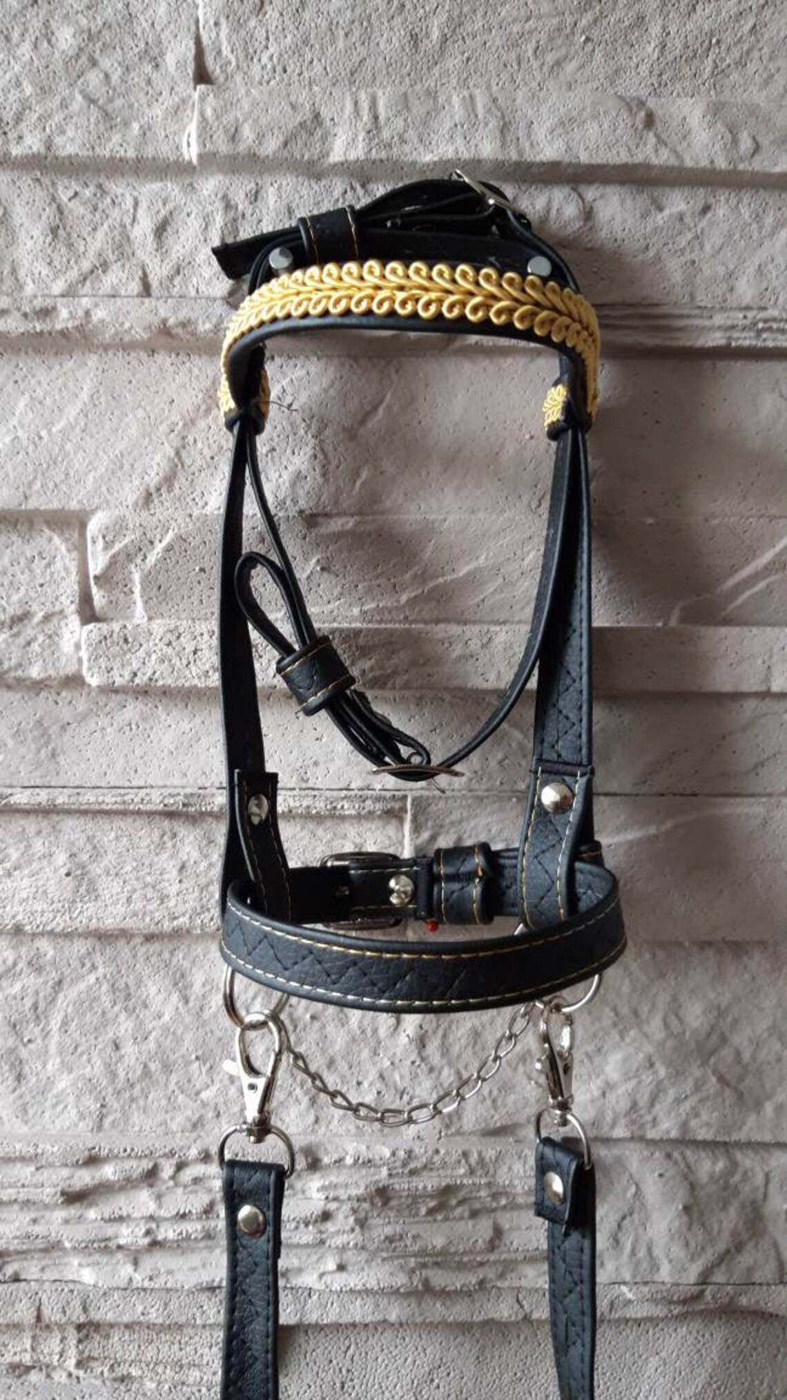 Hobby Horse Trense mit Zügel in Goldgelb Etsy