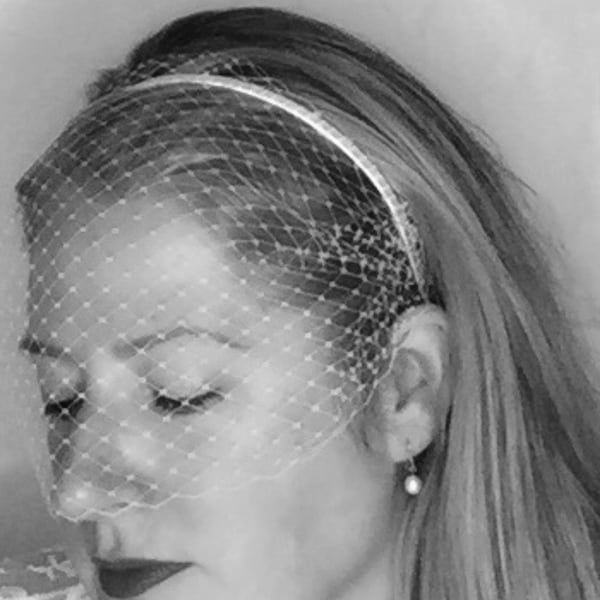 Black Birdcage Veil Etsy UK