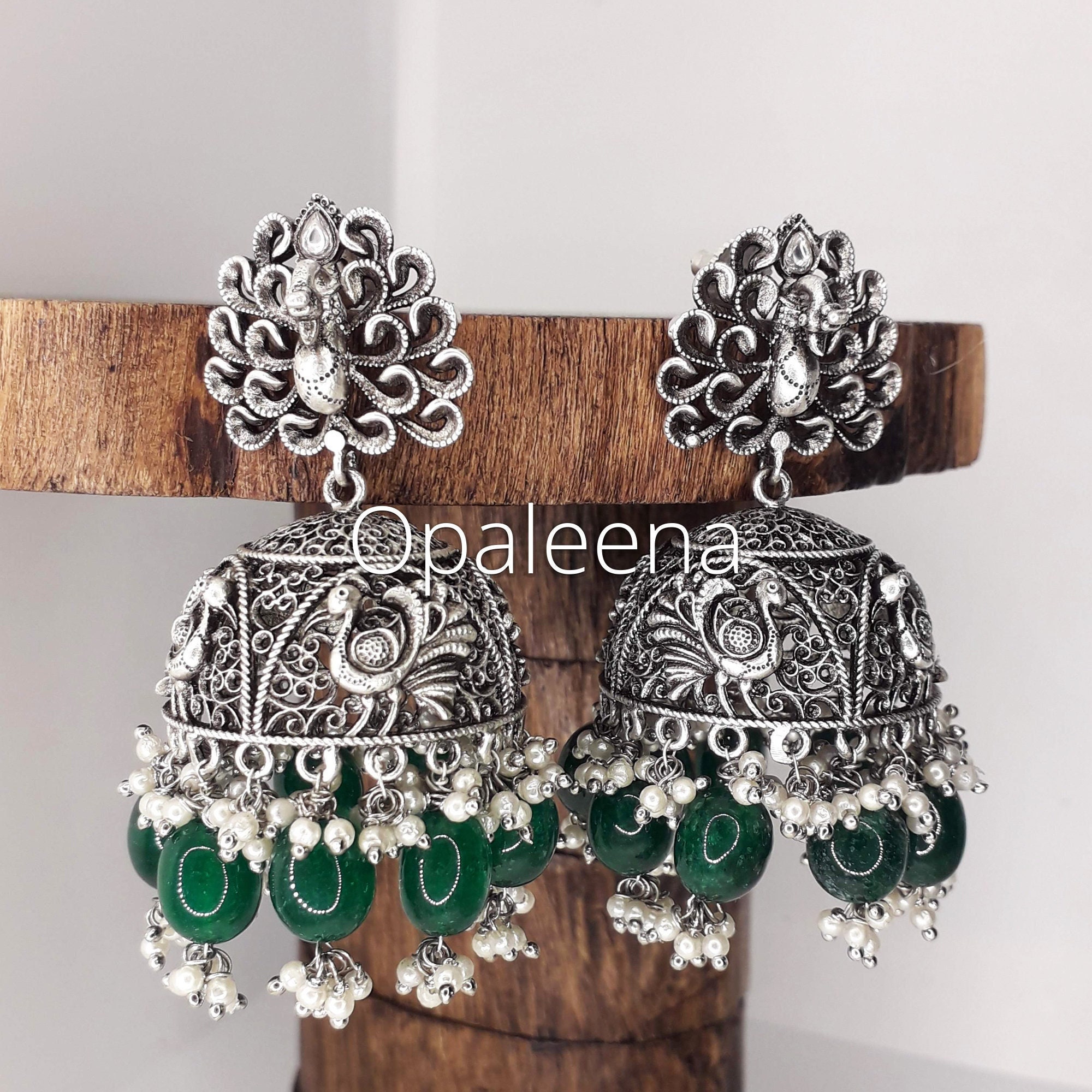 Okj shop jewellery jhumkas