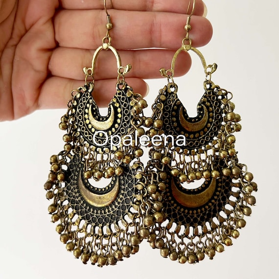 Big traditional shop earrings