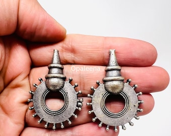 German Silver Ethnic Earrings | Indian Ethnic Jewellery