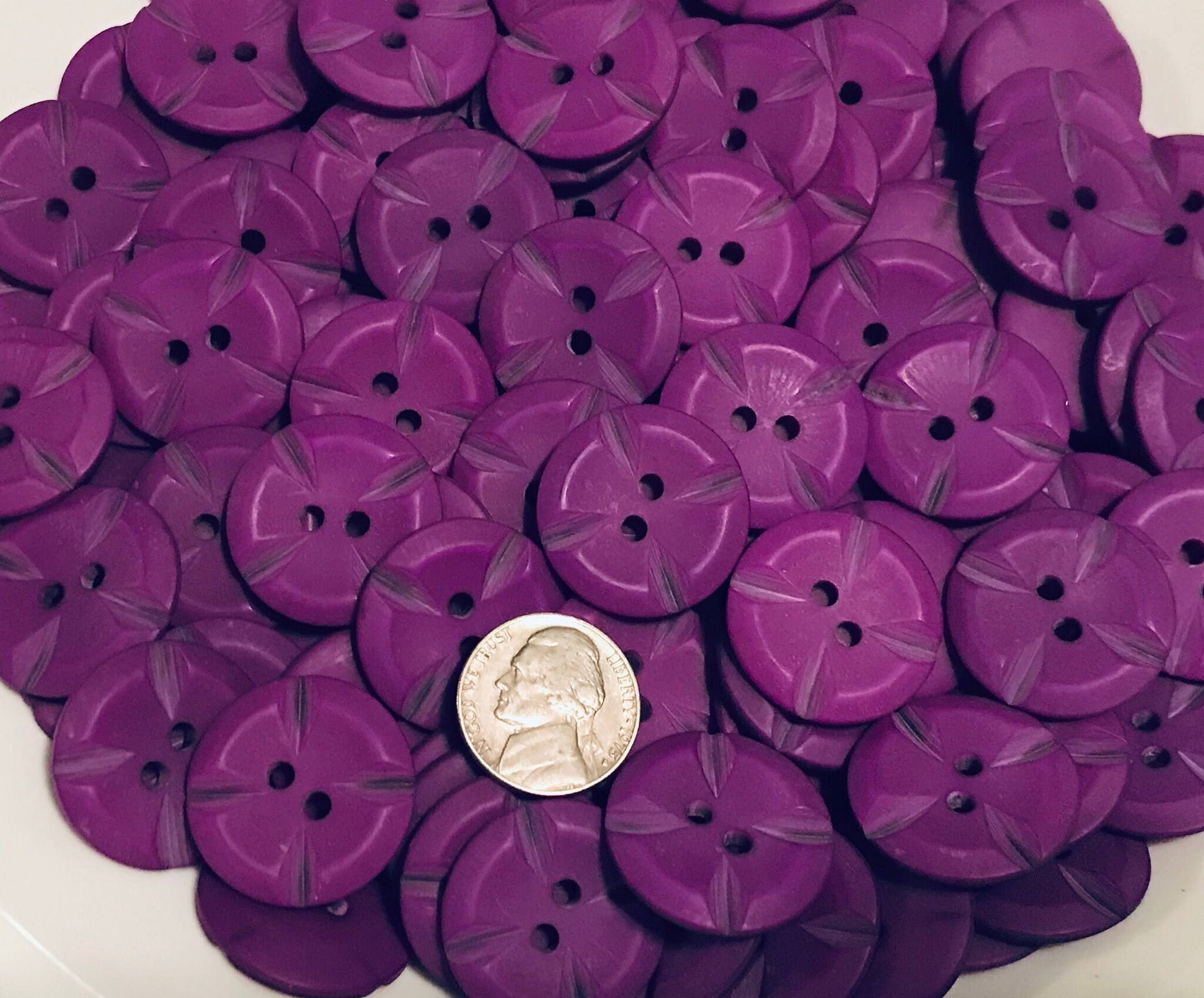 Scrapbooking Paper, Party & Kids 1 inch 2 holes 25mm round buttons