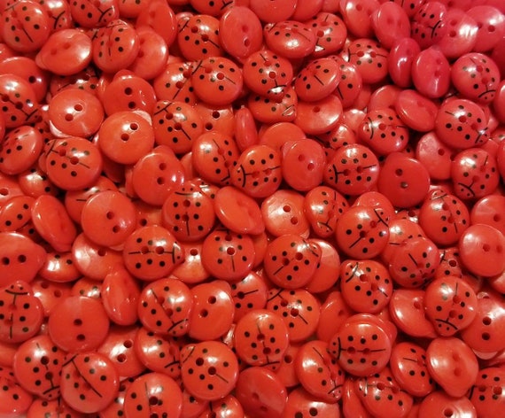Ladybug Buttons Ladybug Buttons