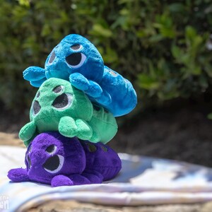 Rainbow Heart Spider Pride Plush- Minky, handmade cute toy