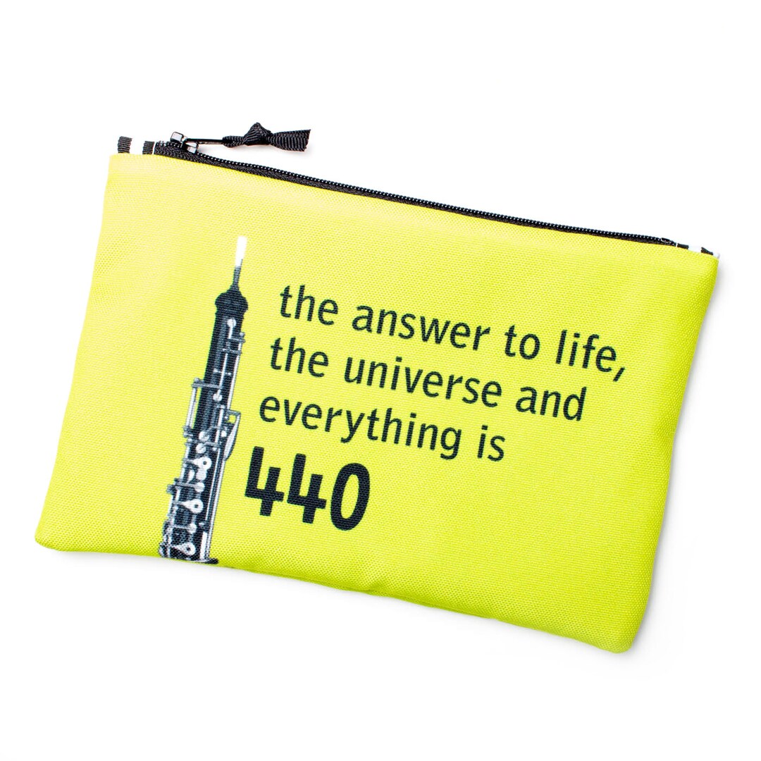 Oboe Tool Bag Oboe Carryall Small Zipper Pouch Neon Green Etsy