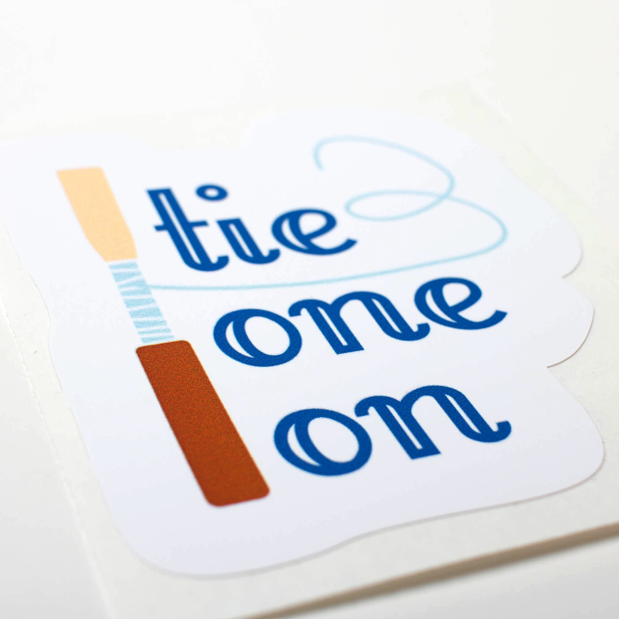 Oboe Reed Vinyl Sticker, Laptop Sticker, Tie One On, Removable Vinyl ...