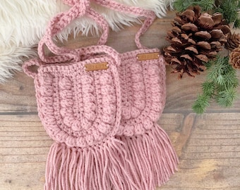 child size Crochet Bitty Boho Bag