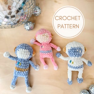 SANS COUTURE | Patron de poche astronaute au crochet