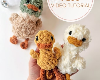 NO SEW | Peep the Pocket Gosling Pattern, Crochet Duck