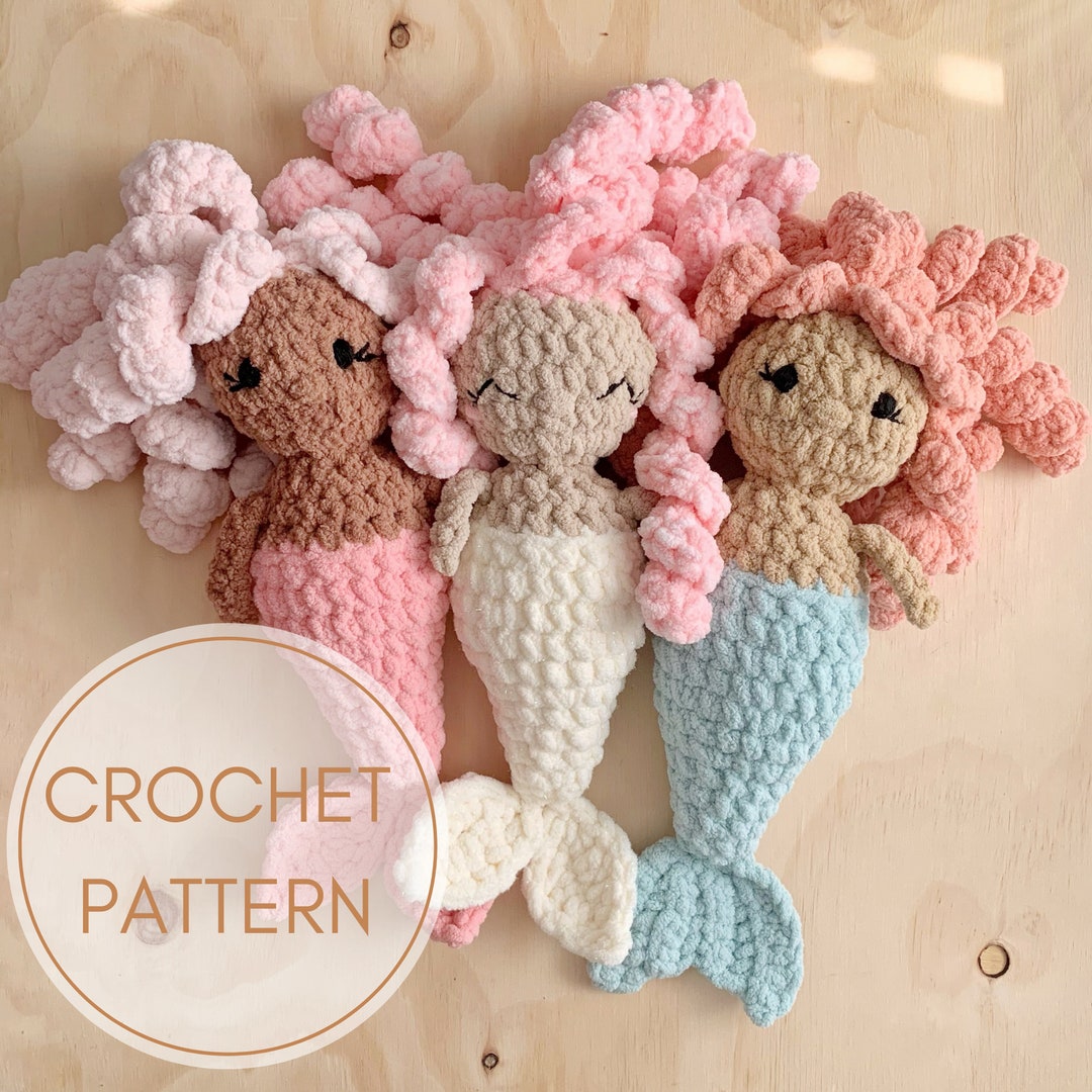 NO SEW Mermaid Lollie Stuffie Crochet Pattern - Etsy