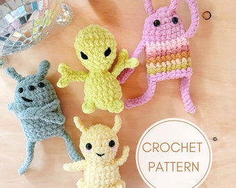 NO SEW | Pocket Aliens Pattern | 3 styles with mix-matching features