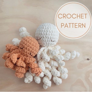 NO SEW | Ollie + Bitty Octopus Crochet Patterns