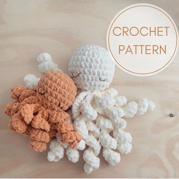 NO SEW | Ollie + Bitty Octopus Crochet Patterns