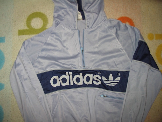 Adidas Trefoil Anorak Tracktop Tracskuit Vintage Small Extra | Etsy  Singapore