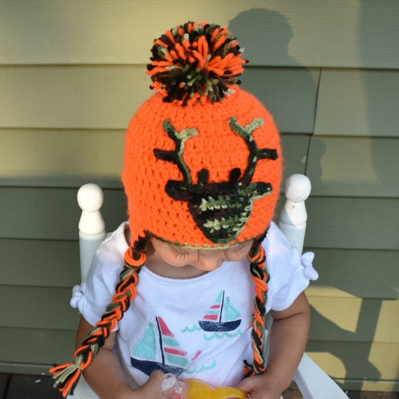 blaze orange winter hat