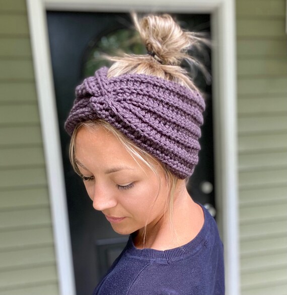 Messy bun ear warmer Clearance