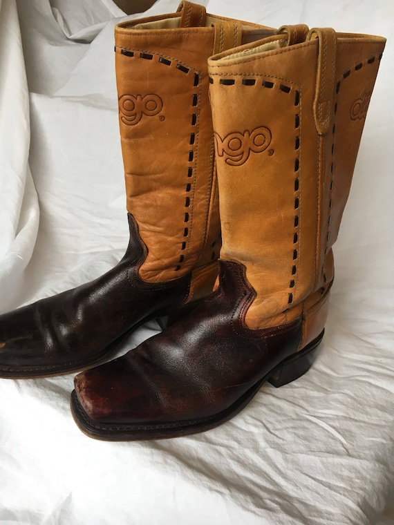 1970's Dingo square toe western boots