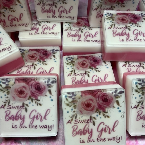 Baby Shower Favours Set of 12 Natural Soap Favors Gender Etsy