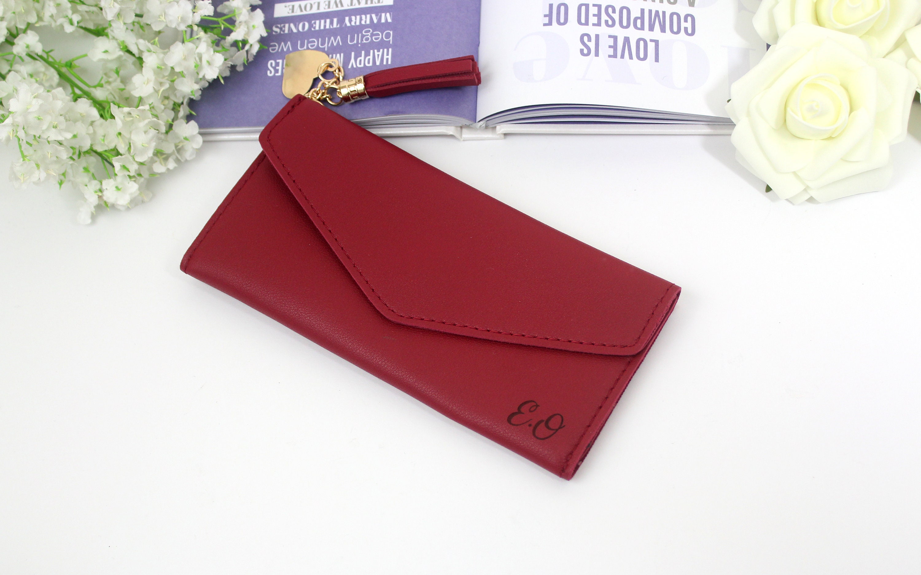 Personalised Monogram Clutch Purse. Custom Name Purse Various Etsy UK