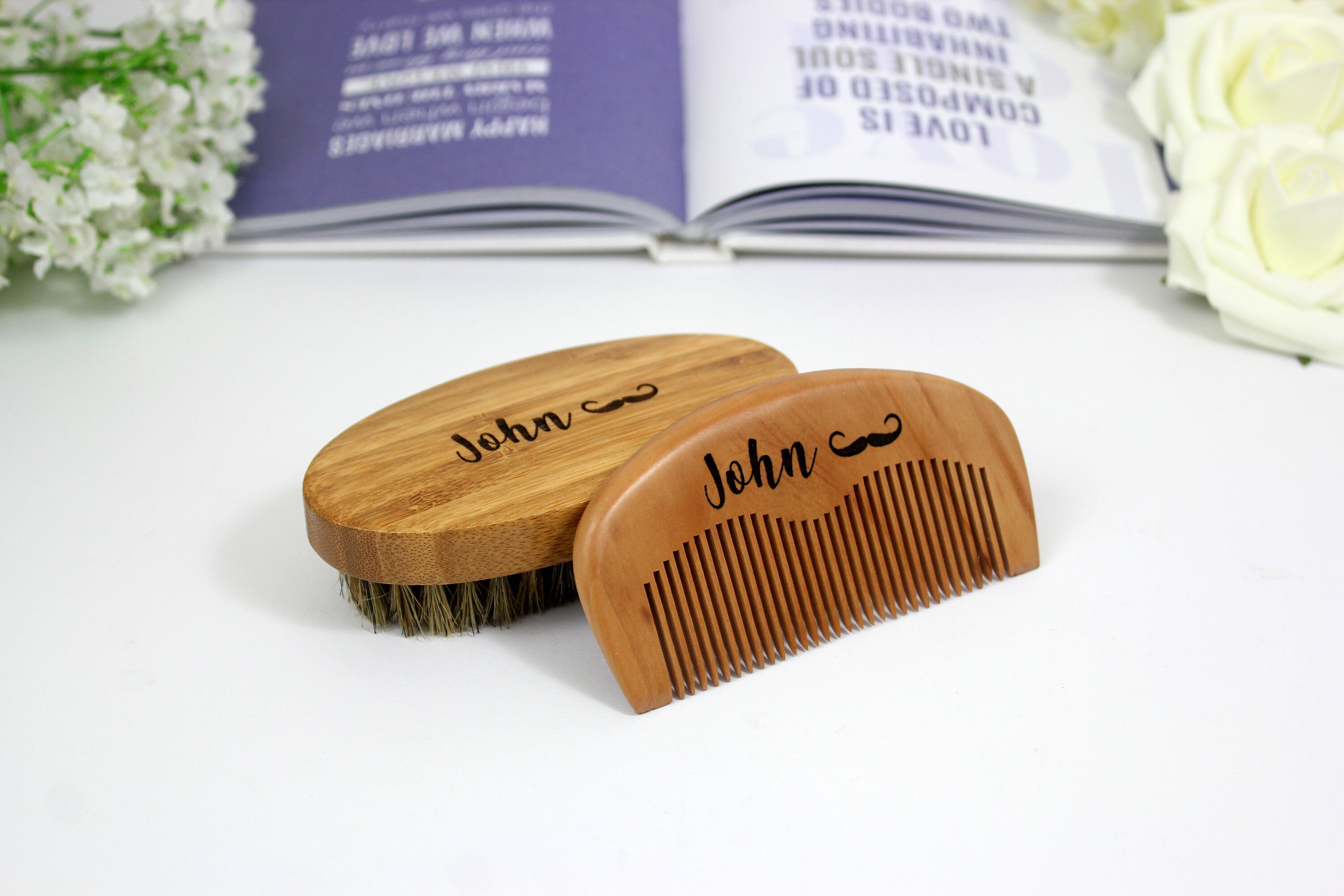 Personalised Brush And Comb Set 
