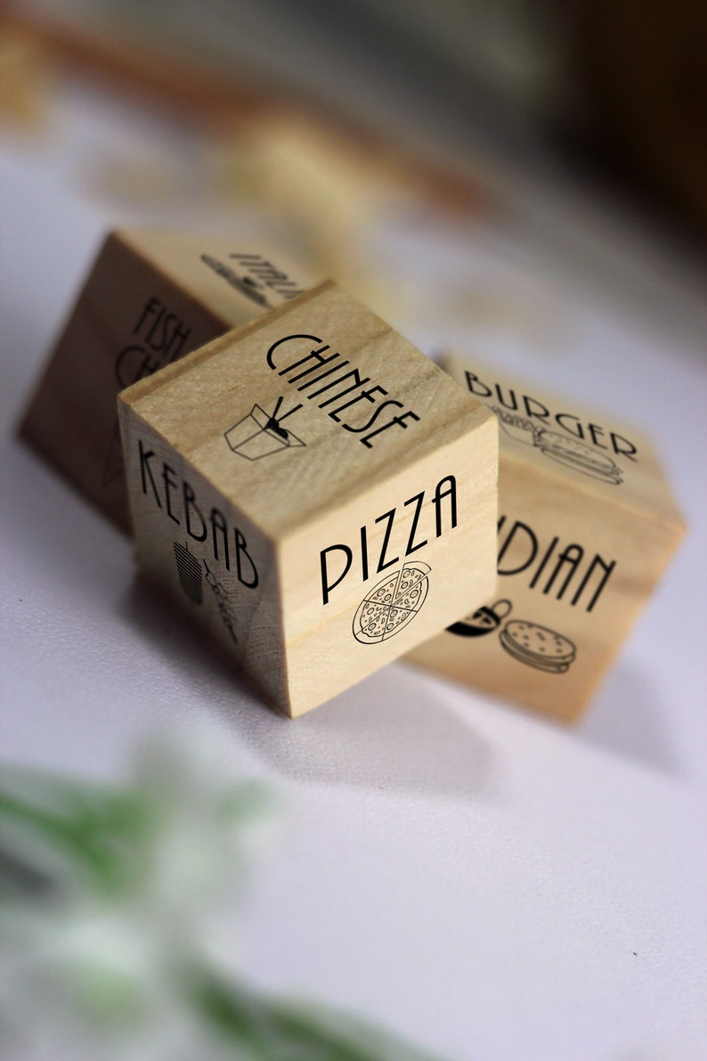 Takeout Dice. Over 35 Takeout/Food Delivery Ideas. Etsy