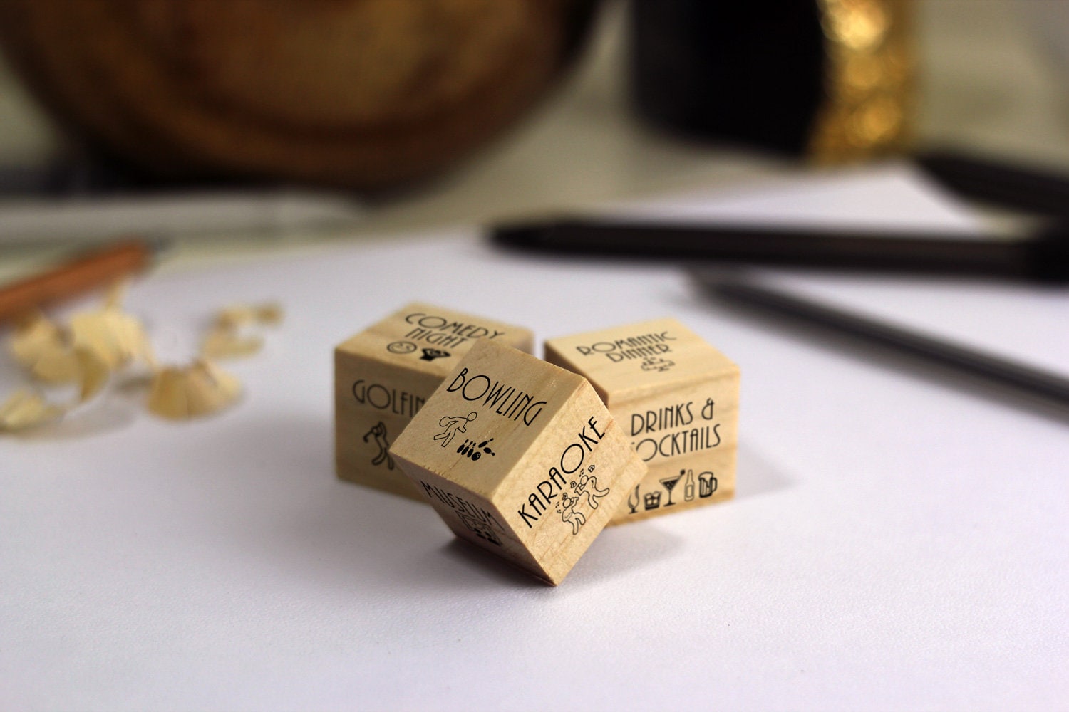 Date Night Dice. Wedding Gifts. Valentine's Day Gift For