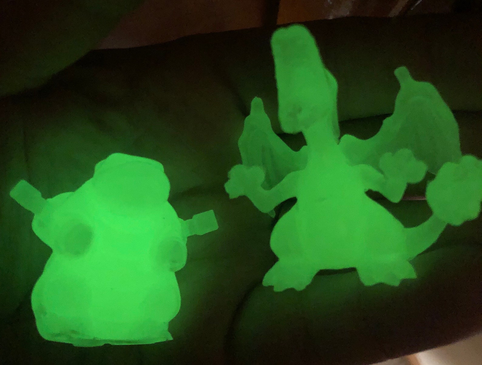 Glow in the dark Cast Resin Nintendo Tomy Pokemon Figure Etsy