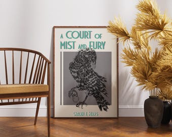 Vintage ACOMAF-poster: retro fantasy-boekomslagkunst (digitale download)