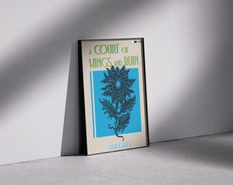 ACOFAS-poster in vintage stijl: retro fantasy-boekomslagkunst (digitale download)