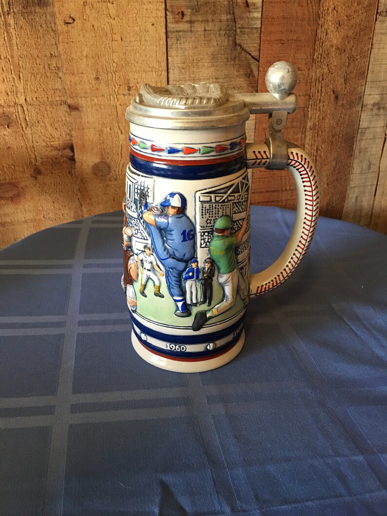 Avon Collectible Baseball Stein 1984 Etsy