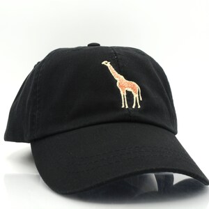 Giraffe Hat embroidered Dad hat Unisex baseball cap