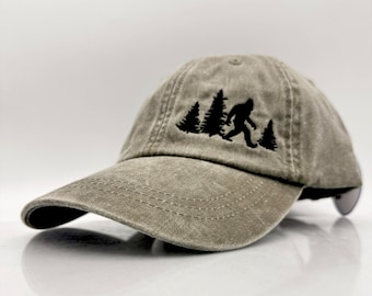 Bigfoot Hat,  Sasquatch Camping Cap, Gone Squatchin'