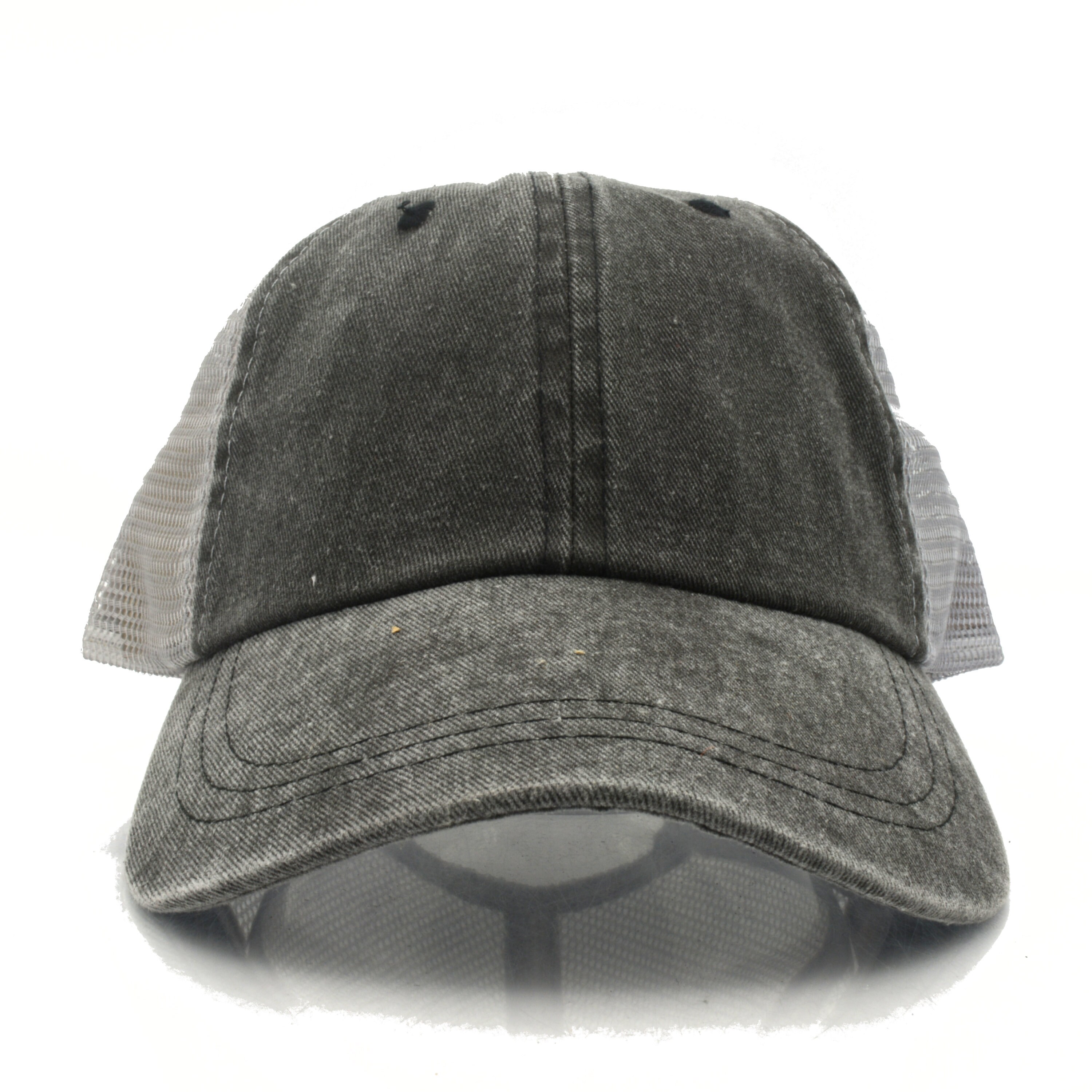 Horses Keep Me Stable Embroidered Patch Distressed Snap-on Hat Cap Stable Cap Custom 6 Panel Velcro Close | Custom | Big Dee main image 3